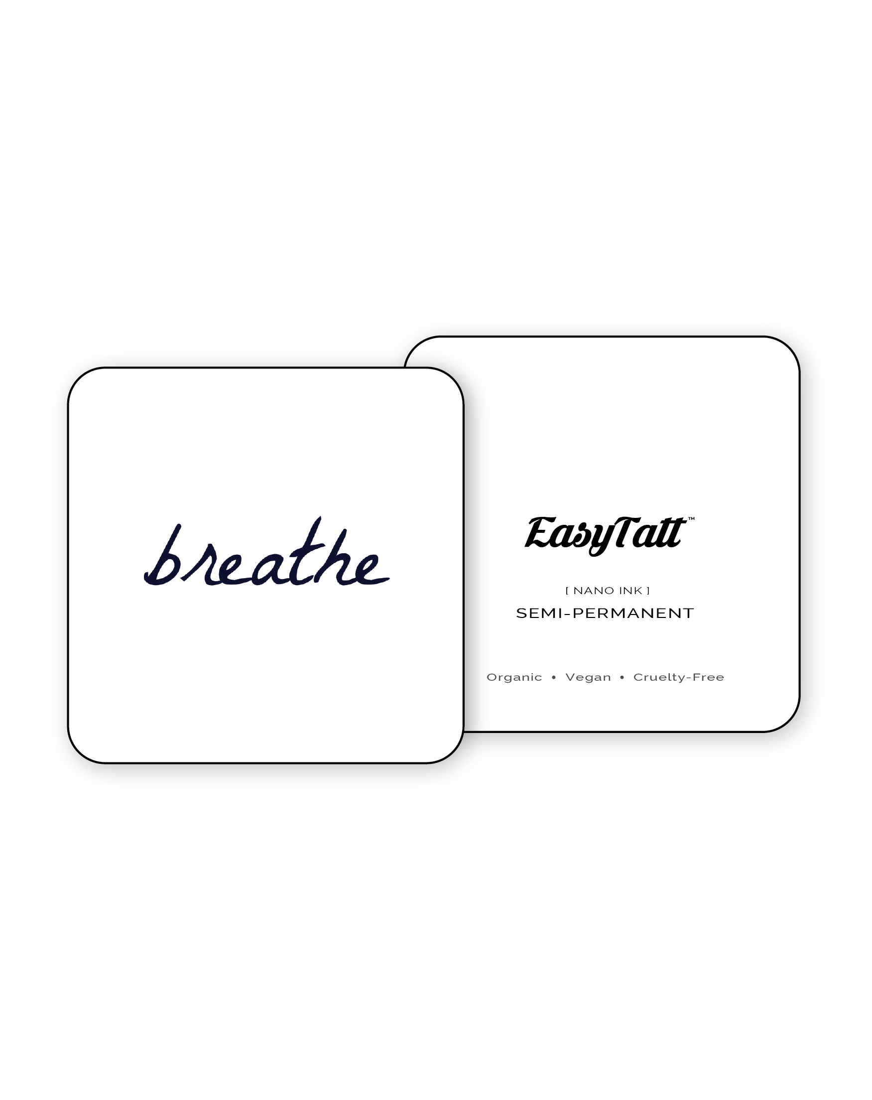 Breathe x 2 - Semi-Permanent Tattoo