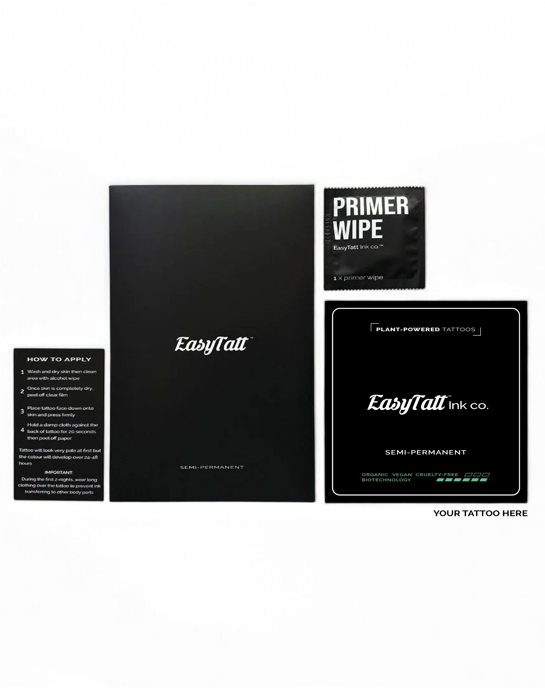 (10 Tattoos) Angel Energy - Semi-Permanent Tattoos